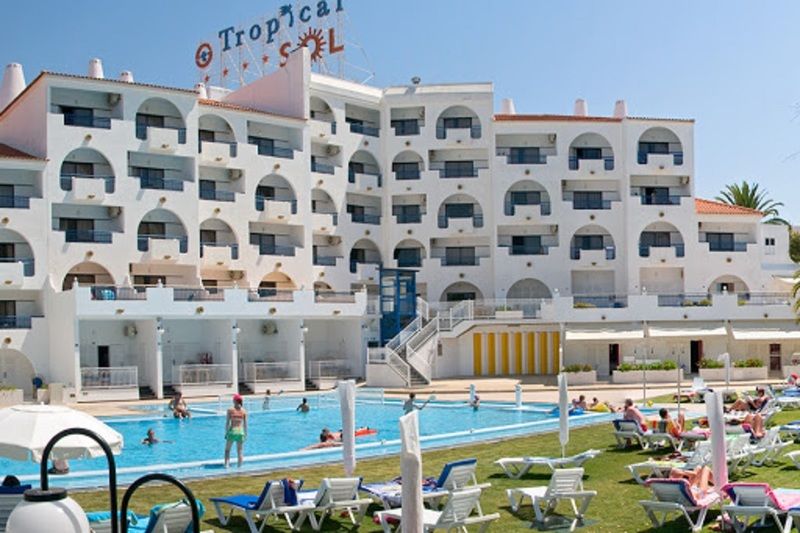 Tropical Sol Apart otel Albufeira Dış mekan fotoğraf